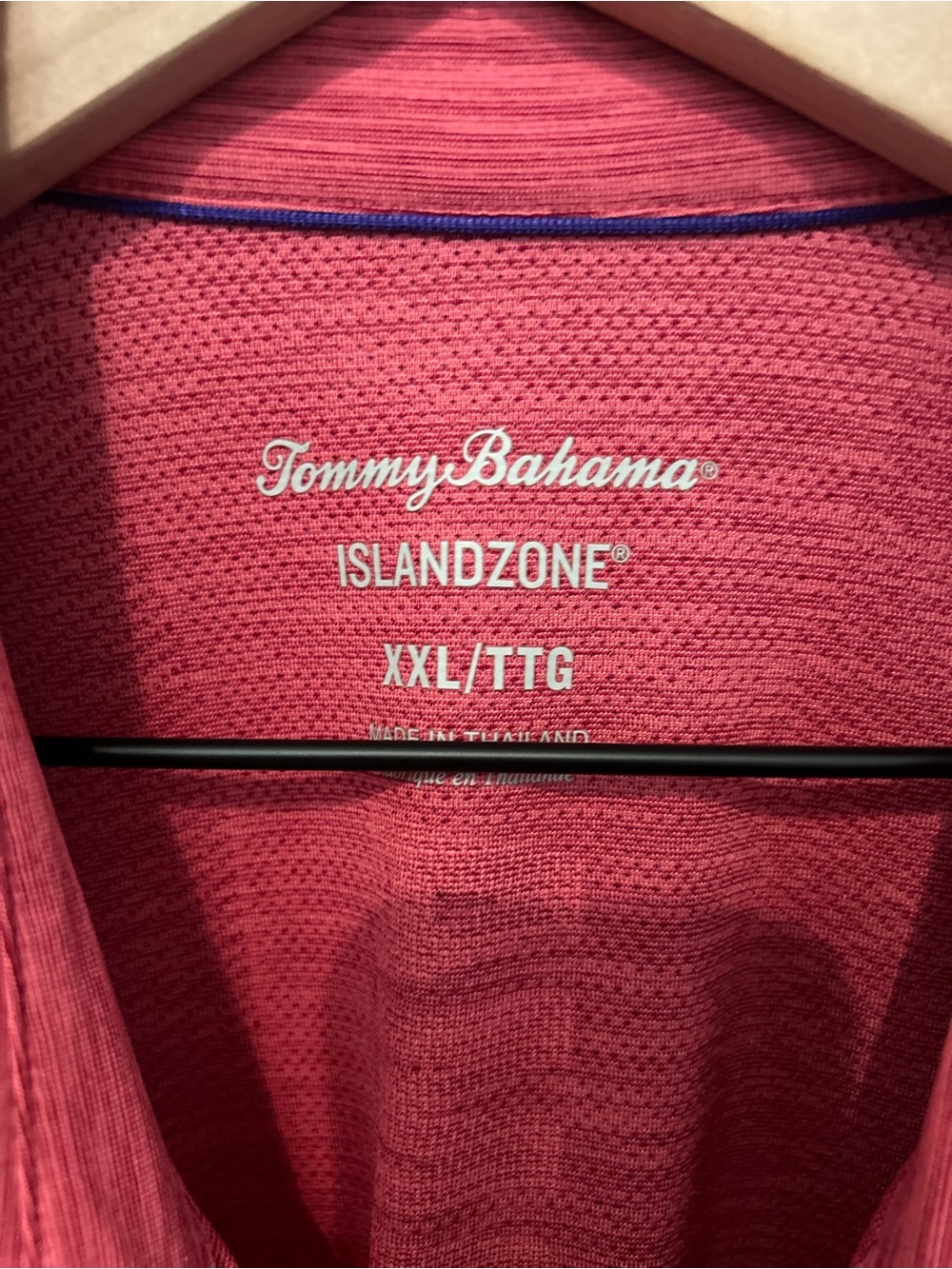 Tommy Bahama Pink IslandZone XXL Polo Shirt